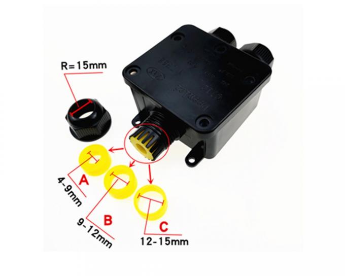 Underground Waterproof Electrical Junction Box 2 3 4 5 6 Channel 450V