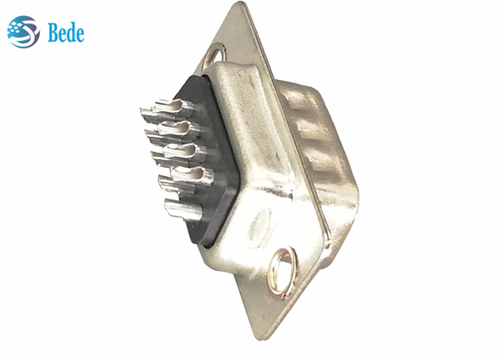 9 Pin Male DB9 Plugs D Sub Connectors Welding Type CE RoHS