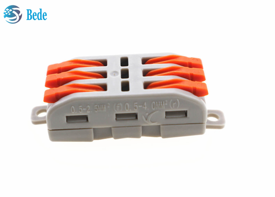 2 Pins 3 Pins Screw Free Quick Connect Terminal Pull Rod Connector Welding Free Push Type