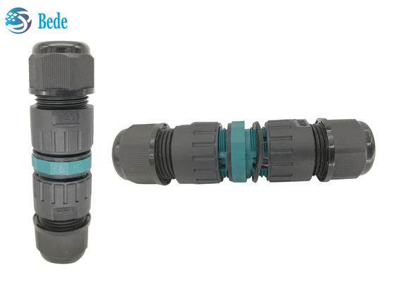 M20 Quick Wiring Water Proof Wire Connector 3 Pins 2 Channel 450V 17.5A ip68 waterproof connector 2 pin