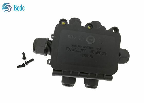IP68 Waterproof Junction Box Weatherproof Outdoor Cable wiring Box 6 Channel  450V