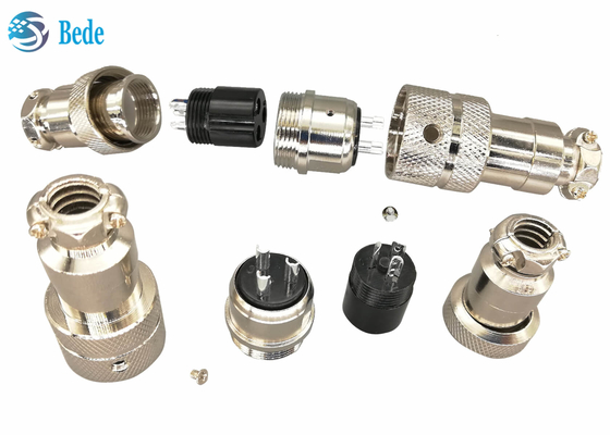 8 9 10 12 14 15 Pins 200V 5A Gx20 Connector Docking Type Plug And Socket Kits