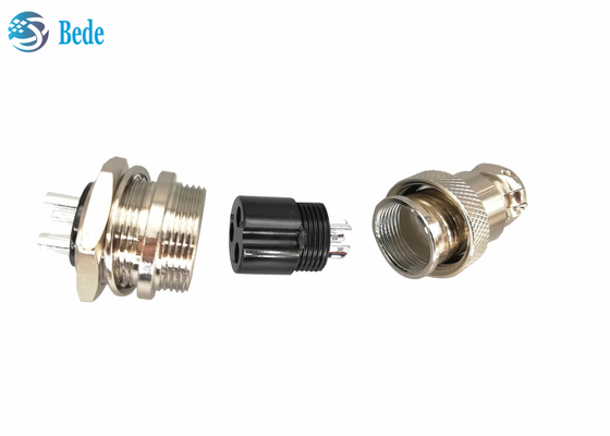 Front Mounting Circular Gx20 Connector Male & Female Kits 2~10 / 12/ 14 / 15 Pins