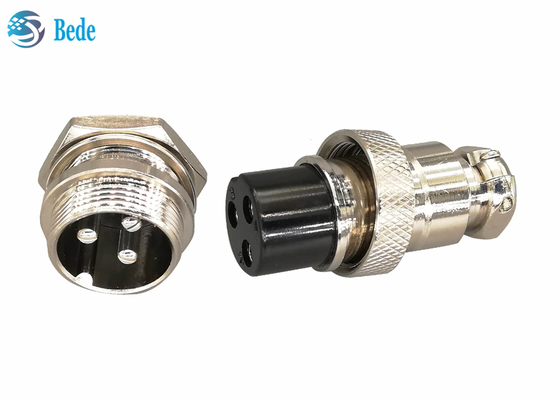 Front Mounting Circular Gx20 Connector Male & Female Kits 2~10 / 12/ 14 / 15 Pins