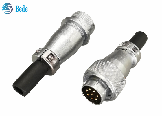 WS16 Circular Connector 10 Pin Plug And Socket Docking Connectors 7~10 Pins 5A 400V
