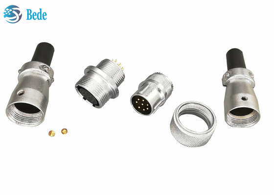 WS16 Circular Connector 10 Pin Plug And Socket Docking Connectors 7~10 Pins 5A 400V
