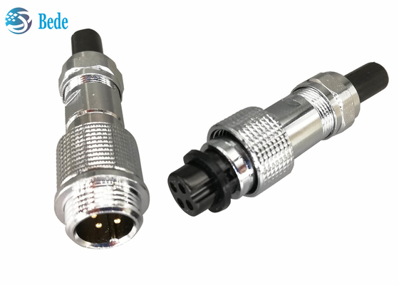 Docking Style Gx12 Aviation Connector IP67 Waterproof 2~7 Pin 3A 200V