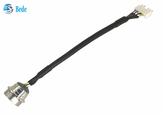 8 pin Female Contacts AISG RET Cable To 6 Pins Crimp Terminal