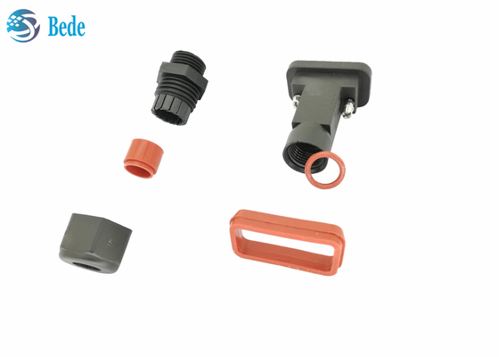 Waterproof Housing D Sub Connetors AISG Cable Usage IP68 PA66 Material