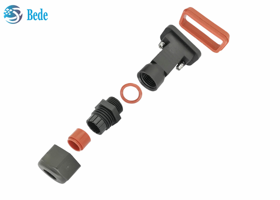Waterproof Housing D Sub Connetors AISG Cable Usage IP68 PA66 Material
