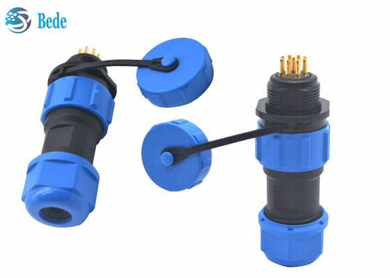Panel mounting IP68 Waterproof Cable Connectors M21 Aviation 2 3 4 5 5C 7 9 12 Pin