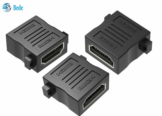 Female To Female HDMI Coupler , Supports 3D And 4K Resolution HDMI Repeater
