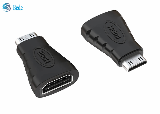 Gold Plated HDMI Mini Converter , A Female To Mini Male HDMI Adapter