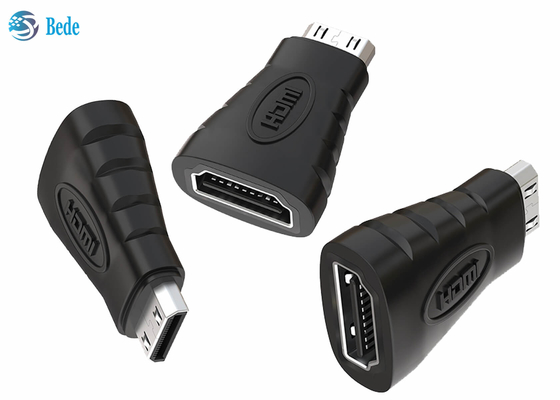 Gold Plated HDMI Mini Converter , A Female To Mini Male HDMI Adapter