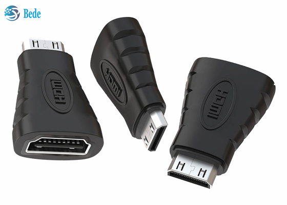 Gold Plated HDMI Mini Converter , A Female To Mini Male HDMI Adapter
