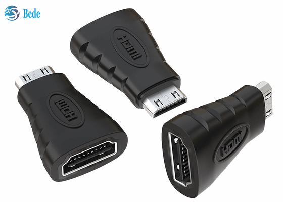 Gold Plated HDMI Mini Converter , A Female To Mini Male HDMI Adapter