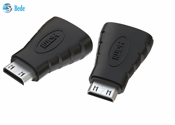 Gold Plated HDMI Mini Converter , A Female To Mini Male HDMI Adapter
