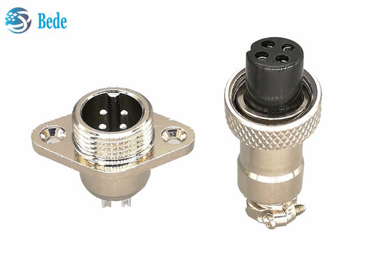 Rhombus Flange Gx12 5 Pin Connector 3A 200V  Circular Connectors