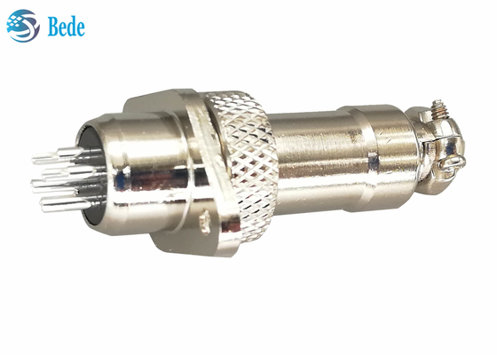 Rhombus Flange Gx12 5 Pin Connector 3A 200V Military Circular Connectors