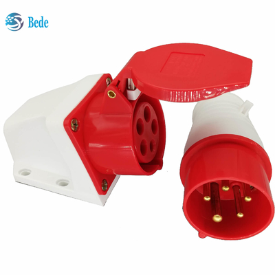 Commando Connector Plug And Socket  IEC 60309 380-415V 16Amp Wall Mounting Type