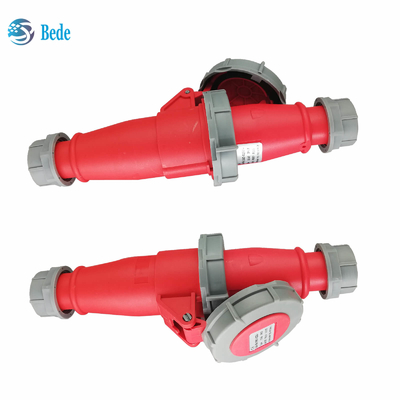 IP67 Industrial Plug Socket 4 Pins(3P+E) 16 And 32 Amp Docking Type