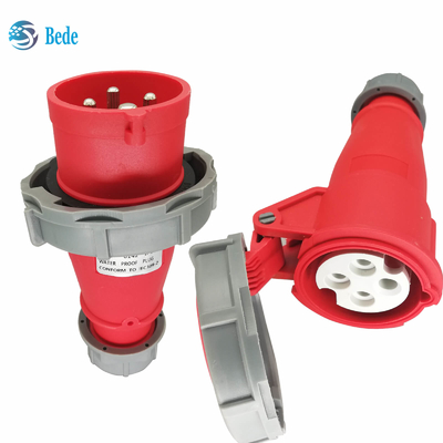 IP67 Industrial Plug Socket 4 Pins(3P+E) 16 And 32 Amp Docking Type