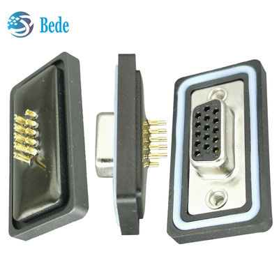 D-SUB 15PIN Female Connector 500V Voltage Rating Electronic Waterproof Connector