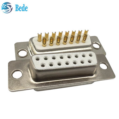 Top-notch D-Sub 15 Female Connectors Insulation Resistance 5000 Megohms Min Connector Style D-SUB 15