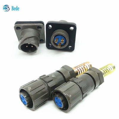 FQ 18 Series Waterproof Military Industry Connectors 2~7Pins and 12Pins