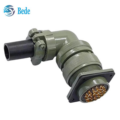 MIL-DTL-5015 Series Industrial Circular Connector MS3108A Elbow Threaded Connector
