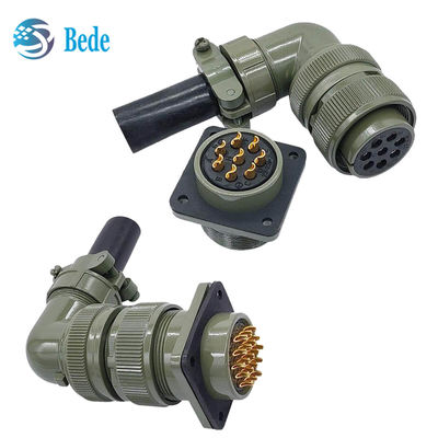 MIL-DTL-5015 Series Industrial Circular Connector MS3108A Elbow Threaded Connector