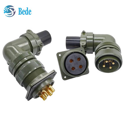 MIL-DTL-5015 Series Industrial Circular Connector MS3108A Elbow Threaded Connector