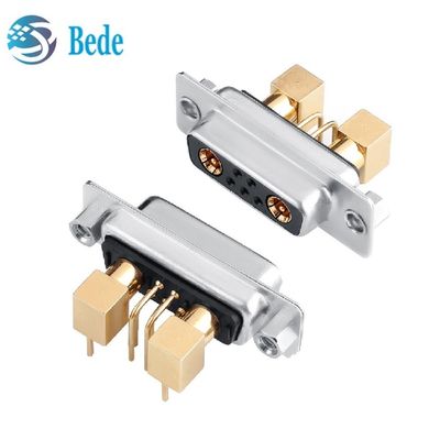 7W2 Coaxial D-Sub Right Angle/Straight Pins High Current Connector Combo DB