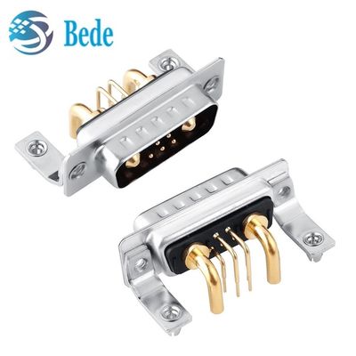 7W2 Coaxial D-Sub Right Angle/Straight Pins High Current Connector Combo DB