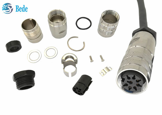 Circular 8PIN AISG connector Amphenol C485 waterproof connector