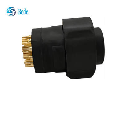 IMC26-2212X Circular Connector, 12-pin Circular Male Plug with Snap-on Design