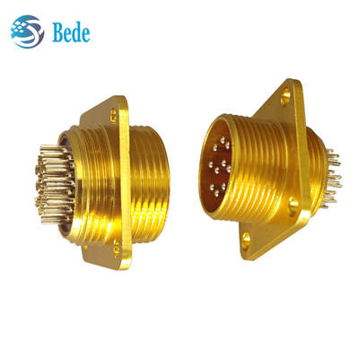 Russian Standard PC Series MIL Circular Connectors Cable Plug With Tail And Socket