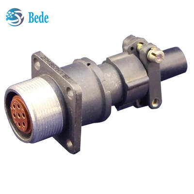 MIL Circular Connector Russian 2PM Standard with Threaded Connection Glass-Sintered Insulation and High-Temperature Resistance