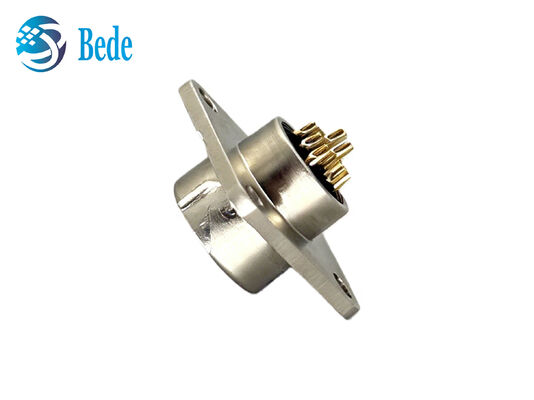 CM10 10Pins DDK Square Flange IP67 Waterproof Circular Connector with Solder Termination