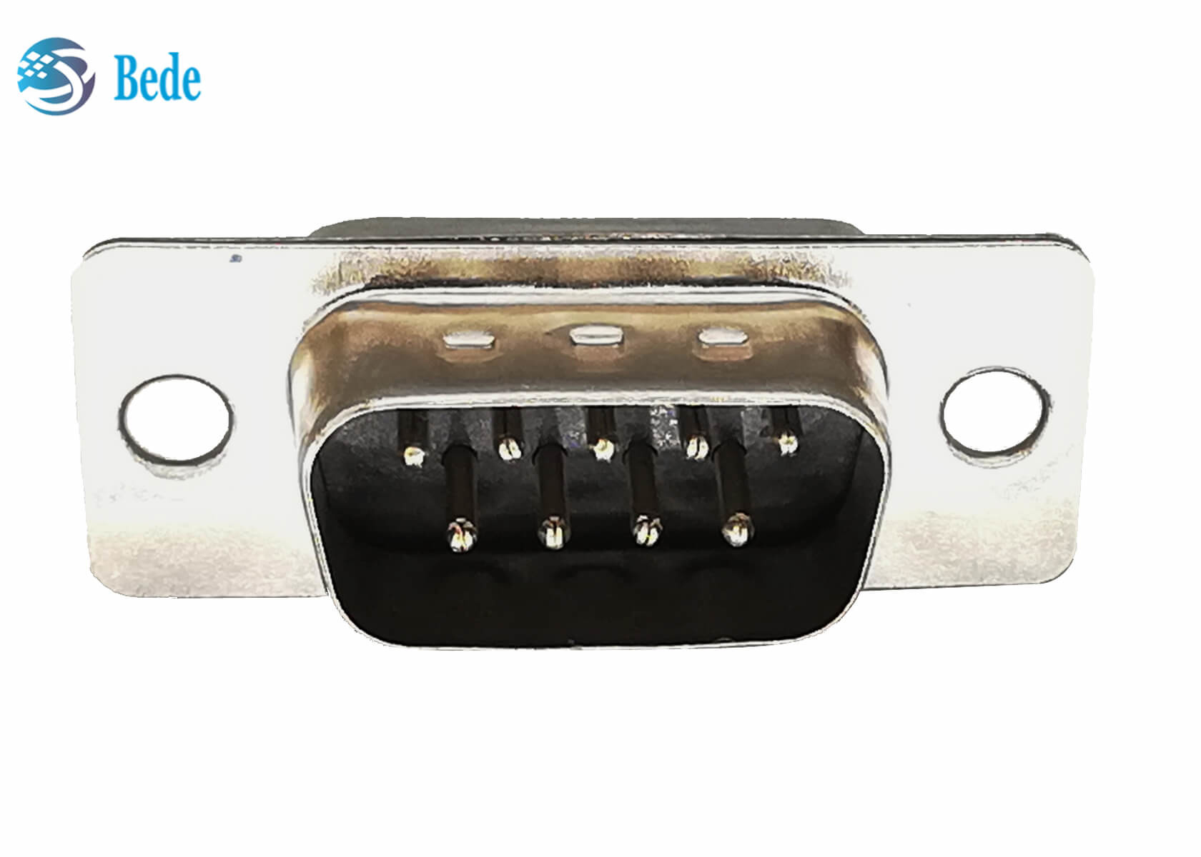 9 Pin Male DB9 Plugs D Sub Connectors Welding Type CE RoHS