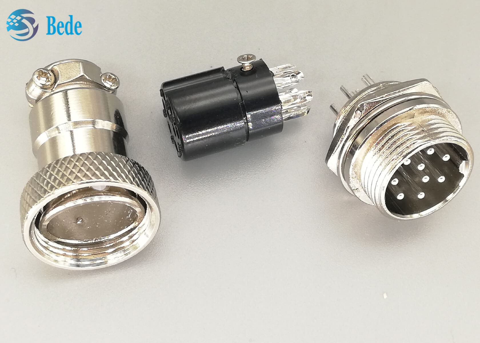 Gx16 Aviation Connectors 9 Pins Male And Female Sets Aircraft Cable