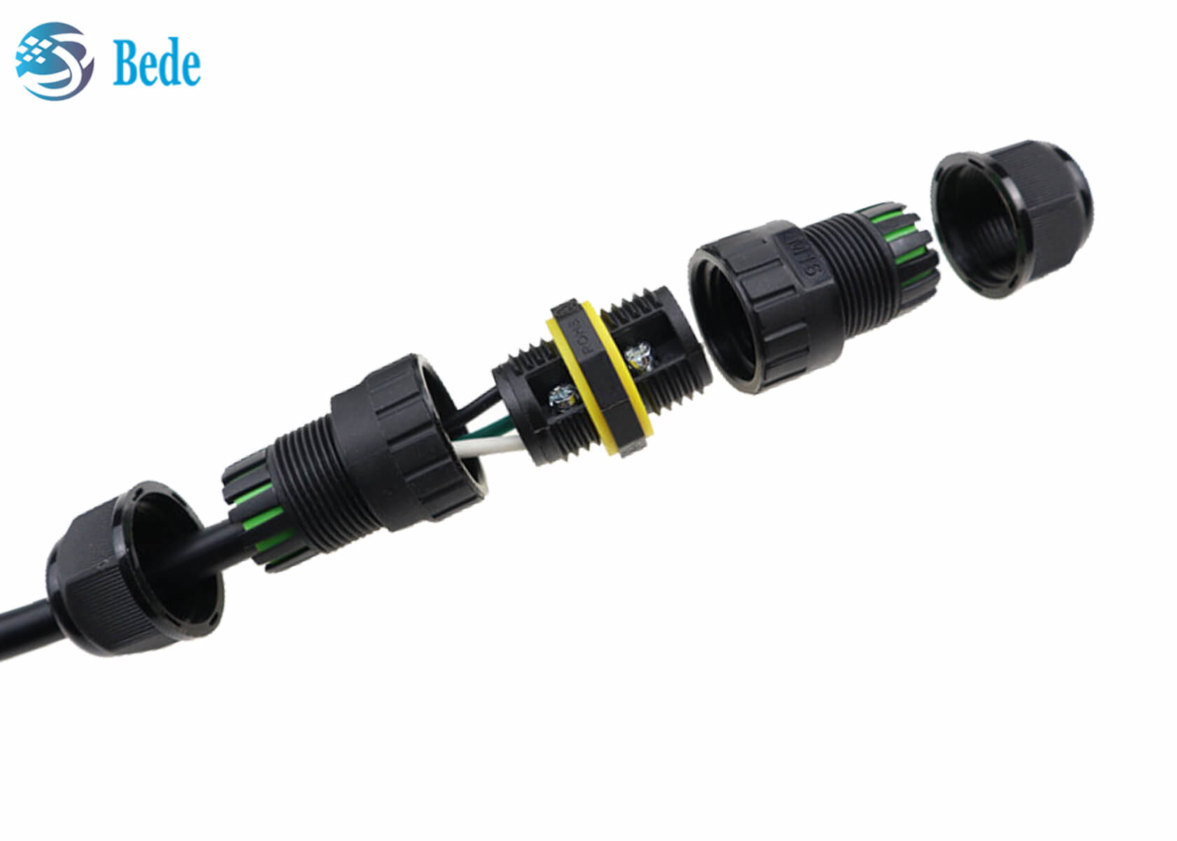 Ip68 M20 2 Pin Waterproof Wire Connectors 3 4 5 6 Pins 2 Poles For