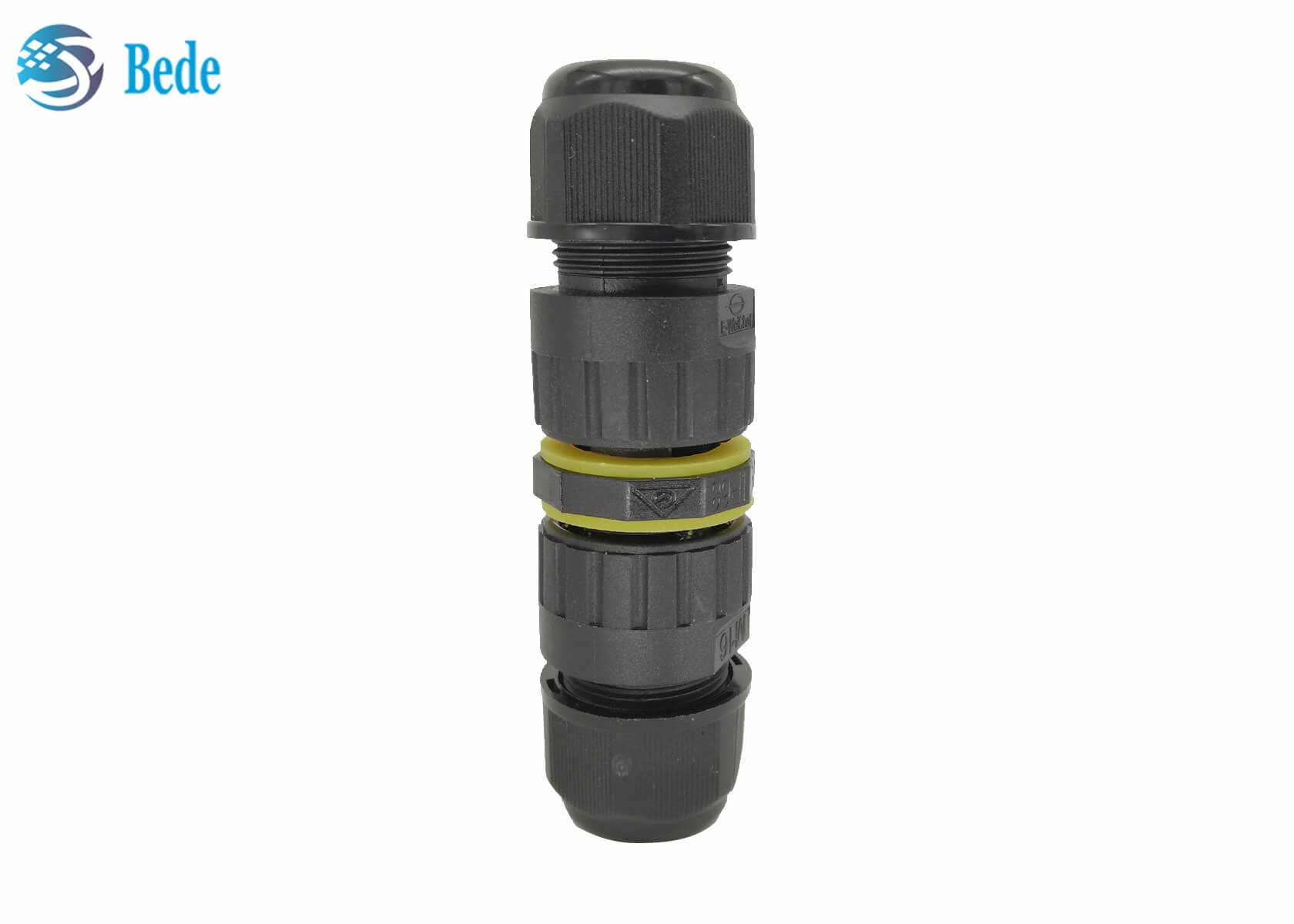 2 3 Pins 2 Channel 250V 24A Waterproof Cable Connectors M25 Quick