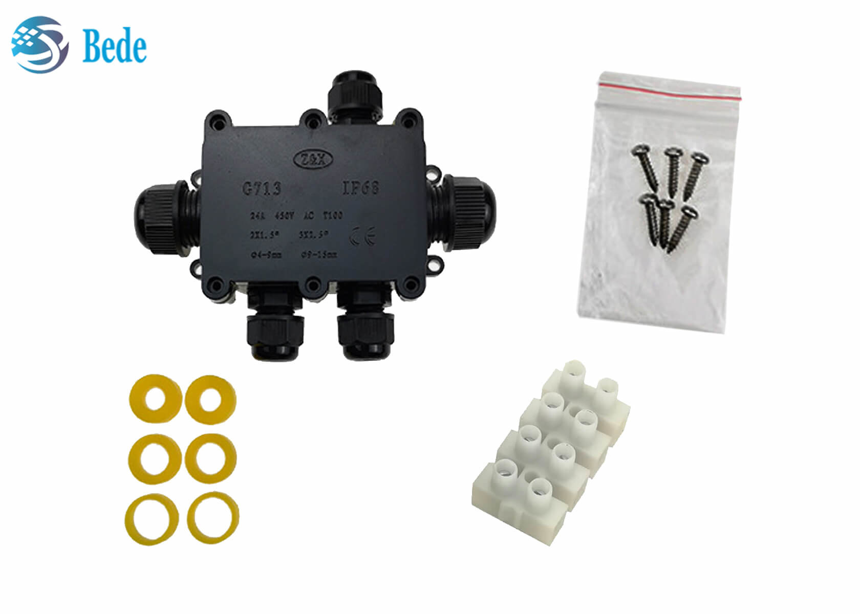 Underground Waterproof Electrical Junction Box 2 3 4 5 6 Channel 450V