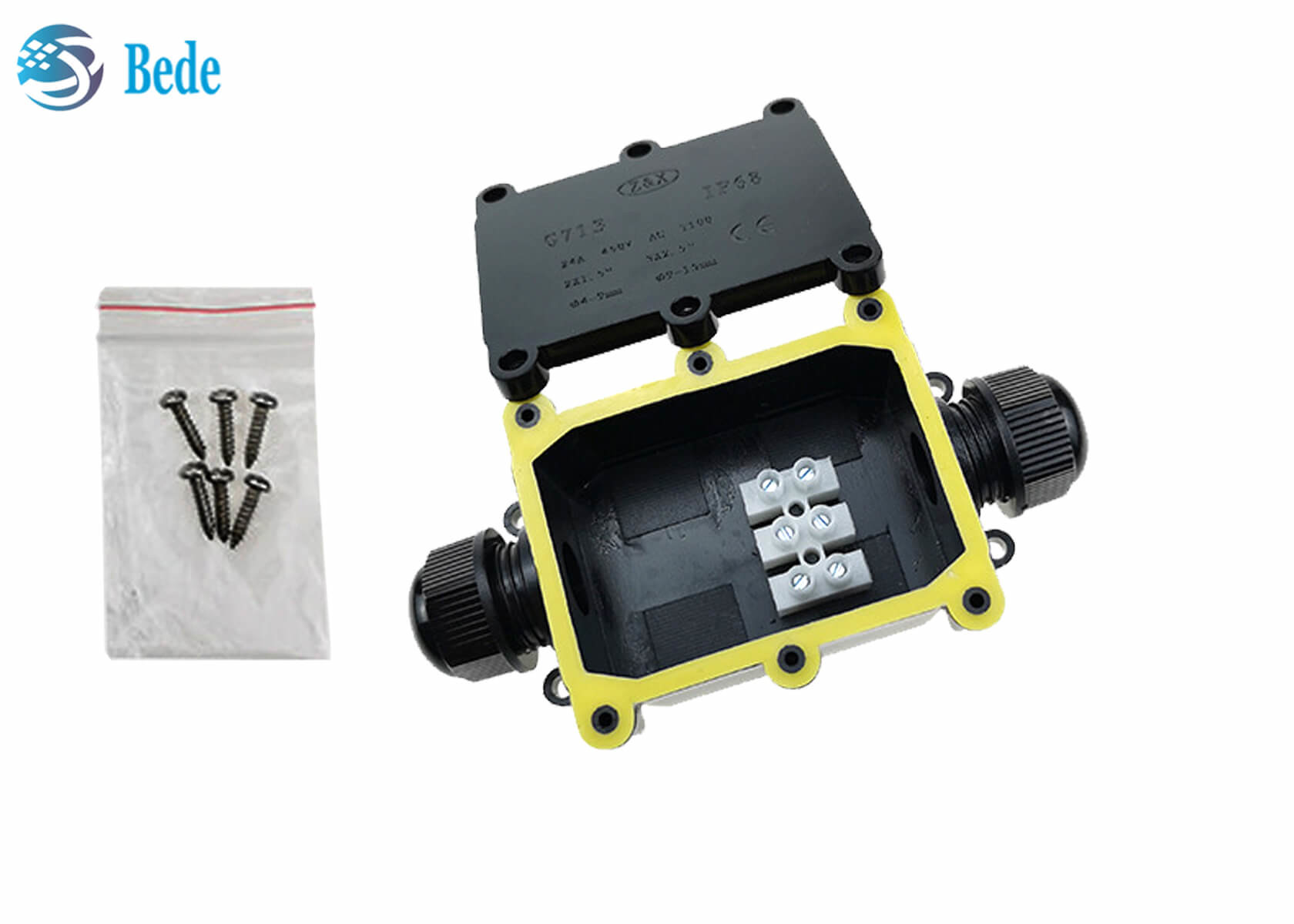 Underground Waterproof Electrical Junction Box 2 3 4 5 6 Channel 450V for street light