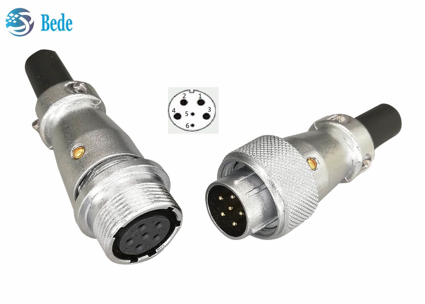 LQ-5594-4X Lonlonty M12 4 Pin Male & Female Socket Panel Aviation Wire Connector,12mm Industrial Circular Connector,Outdoor Waterproof IP67 - View #3