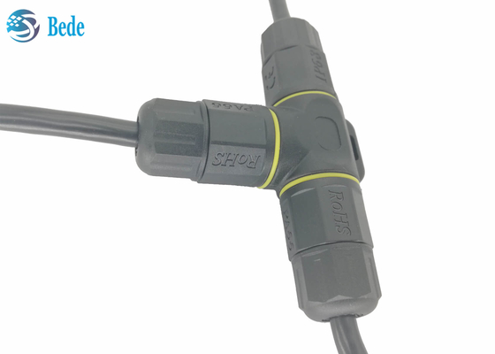 T Type 5 Pin Waterproof Electrical Connectors Cable Junction Box IP68 5 Pins