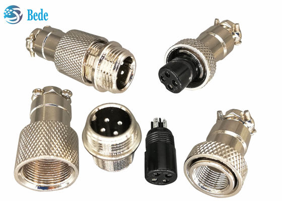 M16 Cable To Cable Docking Connectors 2~10 Pin 4~7A 200V