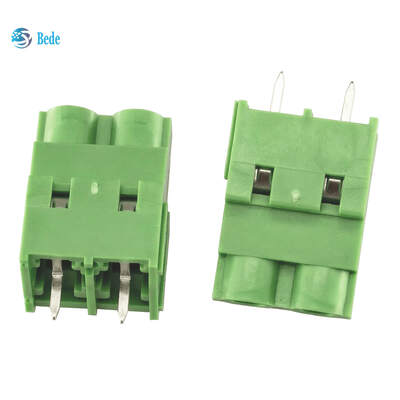 Wire to Board Terminal Block 2 and 3 Position Phoenix MKDS 5/2‑6.35 300V 20A Green