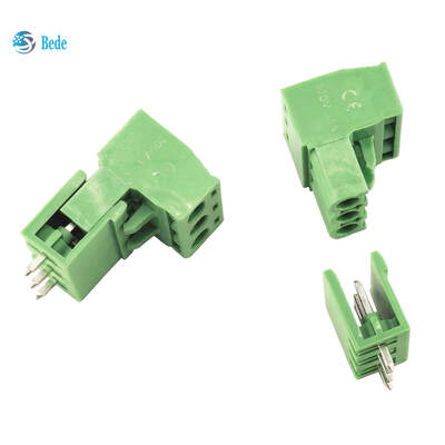 2EDGK-5.08 Straight Pin PCB Header PCB Terminal Block Green 2~24pins 320V 15A